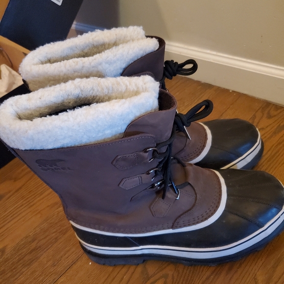 BRAND NEW IN BOX Men's Sorel Caribou WP Waterproof Insulated Winter Boots 11.5 - Picture 6 of 8